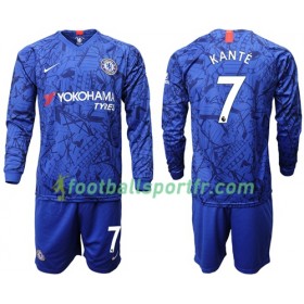 Tenue Chelsea Kante 7 Enfant Domicile 2019-2020 Maillot de Foot ML